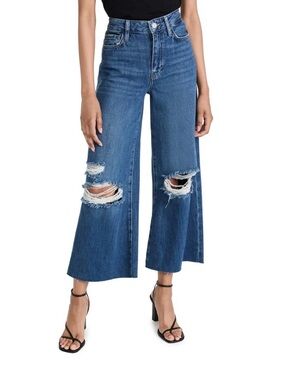 Frame High-rise Wide-Leg Crop Jeans NWOT